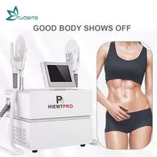 2 Handle Work at The Same Time Electromagnetic 7 Tesla Sculpt EMS Sculpting Machine