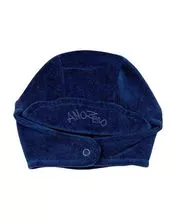 Gorro unisex para bebé con orejeras - Azul marino