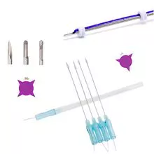 Alta Qualidade Face Lifting Eye Brow Screw Cog Mono Blunt Double Needle Lips Nose Pdo Plla Threads