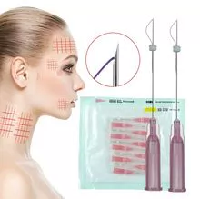 Profissional Beautlift Triangle Cog Thread para Face Nose Neck Lifting
