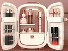  13L Custom portable cosmetic makeup refrigerator skincare mini pink fridge 