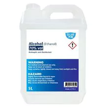 Líquido desinfetante de 5L antibacteriano personalizado 75% de álcool etílico