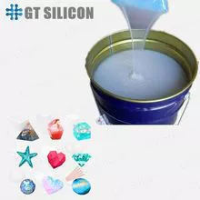 Molde de processo de resina epóxi RTV-2 para fazer silicone líquido