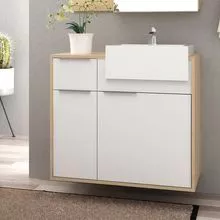 Jazz 80cm Counter with Legs for Bathroom