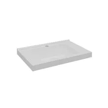 Lavatório Quadri 60 cm branco para banheiro