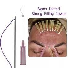 Lifting facial de alta qualidade tipo B 18g 19g Pdo Cog Thread para salão de beleza