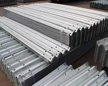 Galvanized highway guardrails