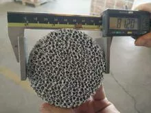 Filtro cerámico de espuma de carburo de silicio