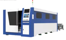 Máquina de corte a laser de fibra CNC metálica