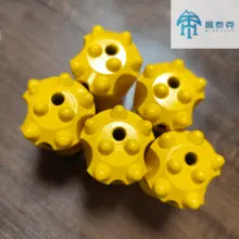 Brocas cónicas de cincel para agujeros pequeños de alta resistencia de 32 mm, 34 mm, 36 mm, 38 mm, 7, 11 y 12 grados para canteras y voladuras