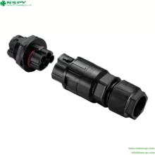 TUV认证光伏交流连接器 新款交流5极连接器 线母对板公