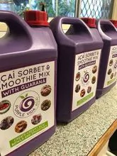 Acai concentrate – Mix with Guarana-Sweetened.