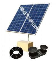 Painel solar-Aermaster solar 2 Direct Drive Pond aerador sistema-2,8 CFM, 3/4-acre capacidade