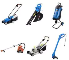 Electric/lithium lawn mowers, electric/lithium hair dryers, electric branch chippers, gasoline brush cutters
