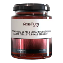 Compuesto de miel propóleo euc. Jengibre y Granada 300g - ApisNutri