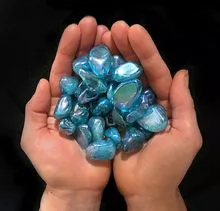 Aqua Aura Tumbled