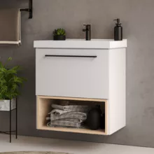Gabinete suspendido para baño Jacarta 60cm