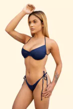 Conjunto moda praia top e calcinha Bali 3D