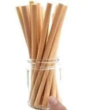 Bambú reutilizable pajita (Biodegradable)