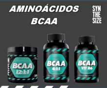BCAA - AMINOÁCIDOS (12: 1: 1 DRINK / 4: 1: 1 TABLETES / 600 + VIT B6 CAPS)
