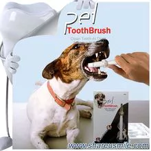 Kit de limpieza de dientes para mascotas en el hogar shareusmile cepillos dentales para el cuidado dental