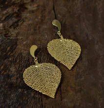 Cerrado Leaf Earring - Drop shaped - M