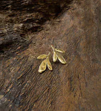 Fixed Rue Leaf Earring