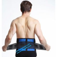 Soporte lumbar de neopreno doble tirón cinturón de soporte lumbar
