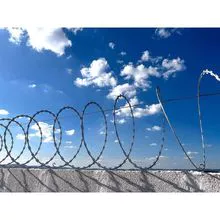 Concertina razor wire, no clips, 450mm