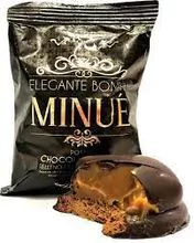 Dulce de leche bowler mergulhado em chocolate