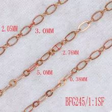 Brass figaro chain