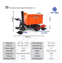 Transportador de camión de tracción eléctrica