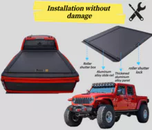 La combinación perfecta para la cama Massait Auto Parts Jeep Gladiator 5FT: nuestro elegante tono retráctil