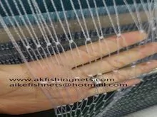 Nylon Compound wire Fishing net 210d/12-15-18-36-42ply, double fixed knot,  5mmsq-20mmsq, high fracture strength