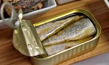 Conservas de sardina de pescado
