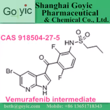 CAS 918504-27-5 Vemurafenibe intermediário N- (3- (5-bromo-1H-pirrolo [2,3-b] piridina-3-carbonil) -2,4-difluorofenil) propano-1-sulfonamida