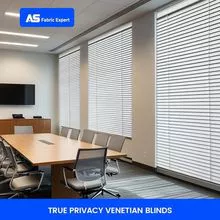 Manual drawstring-free / drawstring aluminum-magnesium alloy venetian blinds, opaque, rust-proof, heat-insulating and noise-reducing, suitable for office, living room, bedroom, kitchen, bathroom