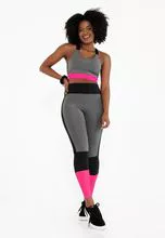   Hope Neon Pink AQN SPORT Zero Transparency Fitness Set