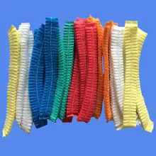 Disposable Nonwoven/SMS/Surgical/PP/Mop/Crimped/Pleated/Strip/Medical Clip Nurse Doctor Mob Cap
