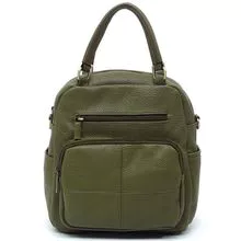 CMS045 Pebbled Top Handle Convertible Backpack