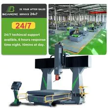 Roteador CNC de 5 eixos com velocidade superior para maciço 