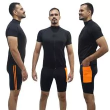 Bermudas con forro para los hombres de ciclismo