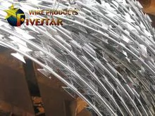 Alambre de púas de concertina 