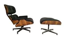 Poltrona Charles Eames com Puff 