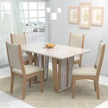 TABLE SET FLORIDA 1.30 AND CHAIR PARIS