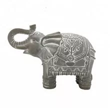 Custom home decoration animal concrete statue cement elephant statue