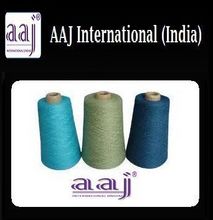 Hilados de algodón y viscosa