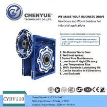 CHENYUE Worm Gearbox NMRV 110 Free Maintenance 