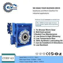 CHENYUE Worm Gearbox NMRV 063 Manutenção gratuita 