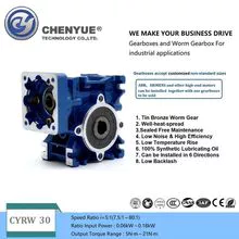 CHENYUE Worm Gearbox NMRW 030 Manutenção gratuita 